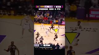 PART 2  They Do Not Quit 🙅‍♂️ Warriors vs Lakers Ending nba shorts [upl. by Nesilla959]