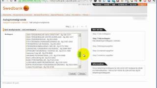 Anmäl autogiro med Swedbank [upl. by Enirod]