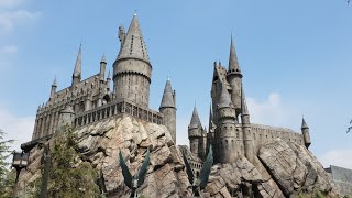 The Wizarding World of Harry Potter Universal Studios Hollywood Hogwarts Castle amp Forbidden Journey [upl. by Mairhpe]