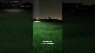 Wurkkos TD01 500m beamshot test [upl. by Sinnylg]