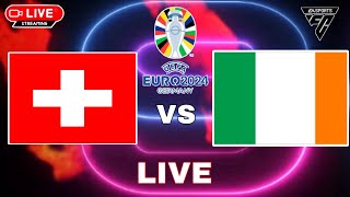 Switzerland vs Italy  UEFA Euro Cup 2024  Video Game Simulation [upl. by Viole]