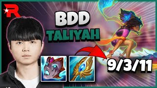 KT Bdd Taliyah vs Smolder  1417 [upl. by Ymorej]