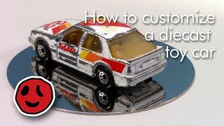 How to customize a diecast toy car [upl. by Sabba]