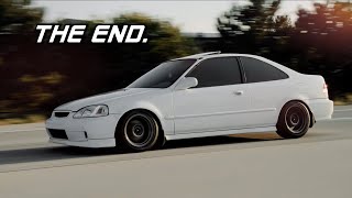 My Budget Honda Civic Build is COMPLETE  Final Walkaround [upl. by Ymereg]