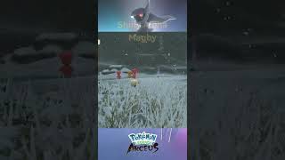 SHINY ALPHA MAGBY shorts shinypokemonhunter pokemonlegendsarceus shinypokemon pokemon [upl. by Nosam]