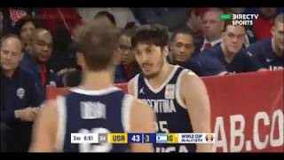 FIBAWCQ Lucio Redivo USA 84  Argentina 83 250219 [upl. by Aleda]