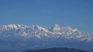 Himalaya view from Nainital in winter [upl. by Aneerak]