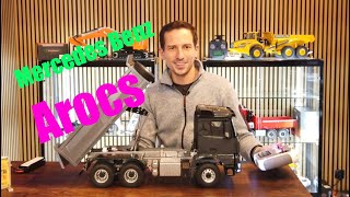 6x6 Arocs mit HydraulikMulde Mercedes Benz Sattelzugmaschine Modell Truck remote controlled [upl. by Yelnats]