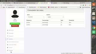 Application web gestion d’école espace élèveparents avec code source benchmarking [upl. by Ahsinrev]