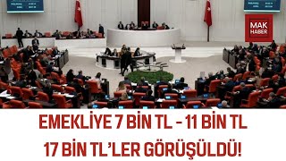 SON DAKİKA Mecliste Emeklilere Zam Görüşüldü 71117 Bin TLlik Önergeler Verildi İşte Yaşananlar [upl. by Tersina216]