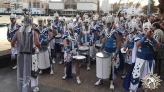 Pregón Carnaval de Arrecife 2017 Batucada Villa Pipol [upl. by Annuahs]