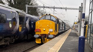 Trains at Linlithgow 070324 and 080324 [upl. by Rentsch207]