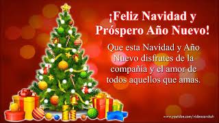 ¡Feliz Navidad y próspero Año Nuevo Felicitaciones y mensajes de navidad tarjetas navideñas [upl. by Marney]