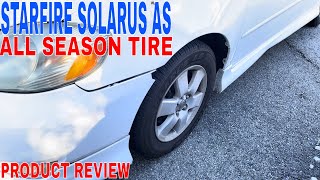 âœ… Starfire Solarus AS AllSeason 22555R18 98H Tire ðŸ”´ [upl. by Gardiner401]