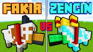 FAKÄ°R KÃ–PEK Ev vs ZENGÄ°N KÃ–PEK Ev ðŸ¶ Minecraft [upl. by Haram]