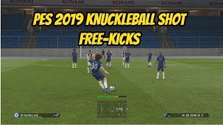 PES 2019 KnuckleBall Freekick Tutorial [upl. by Bornstein645]