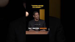 Denzel Washington says making a movie is a luxury denzelwashington [upl. by Selden323]