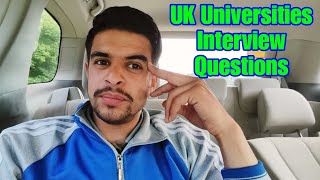 Tips and Questions for UK Universities Interview  Student Visa Interview [upl. by Anastas]