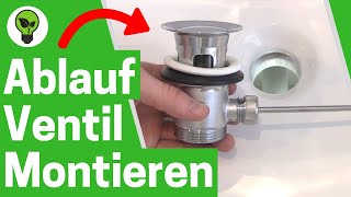 Ablaufventil Waschbecken Montieren ✅ ULTIMATIVE ANLEITUNG Wie Ablaufgarnitur mit Hebel Einbauen [upl. by Ocinemod]