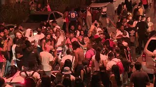 Chaos on Miami Beach isnt necessarily being caused by college spring breakers [upl. by Phila989]