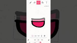 How I animate lip sync 😮 Try it out flipaclip animation [upl. by Tirrell312]