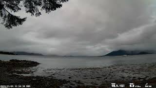 Vigrafjord 20241104 Full Day WeatherCam Timelapse  Vigra Giske Ålesund Norway [upl. by Appilihp]