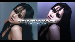 Coloring tutorial on capcut capcut tutorial [upl. by Clarabelle]