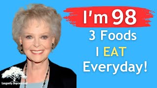 June Lockhart 98 3 Foods I EAT Everyday [upl. by Garland]