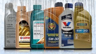 Olej 5W30 507 Test Zimna 30°C Ravenol 5W30 Lotos 5W30 Valvoline 5W30 Addinol 5W30 [upl. by Crean849]