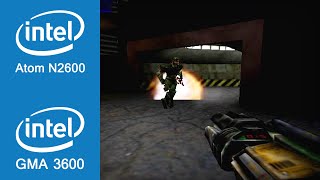 Unreal Tournament Gameplay Intel Atom N2600  Intel GMA 3600 [upl. by Artinad]