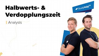 Halbwerts und Verdopplungszeit verstehen  einfach erklärt  StudyHelpTV [upl. by Aira]