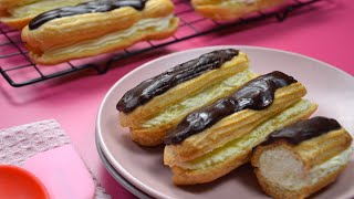 How to make Chocolate Eclairs [upl. by Ahsaela]