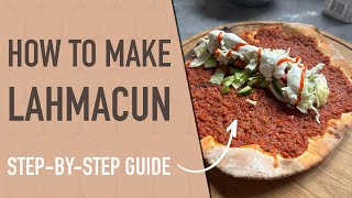 How to make lahmacun  Lahmacun recipe  Turkish Pizza [upl. by Yeslrahc89]