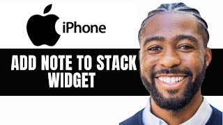 How to Add Note to Stack Widget on iPhone [upl. by Labotsirc]