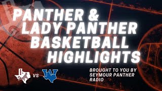 Seymour vs Windthorst Highlights  Panthers amp Lady Panthers [upl. by Arhaz962]