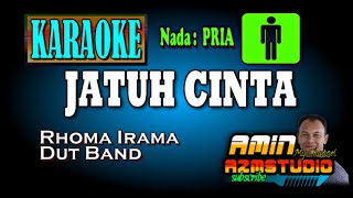 JATUH CINTA Rhoma Irama KARAOKE Nada PRIA [upl. by Annaeg694]