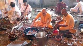 Radhanath Swami cooking for Srila Prabhupada [upl. by Eseila589]