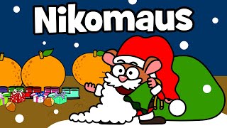 ♪♪ Weihnachtslied für Kinder – Nikomaus  Hurra Kinderlieder  Kinderlied Weihnachten  Tierlied [upl. by Hanway557]