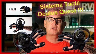 BeBop Sistema Táctil Guantes Oculus Quest el futuro de la Vr presión resistencia tacto [upl. by Rice]