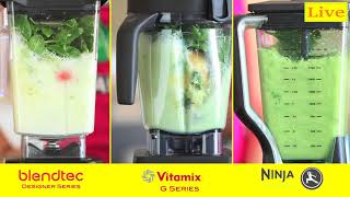 Blendtec vs Vitamix vs Ninja  Best Blender for Juicing  Dr Oz Green Juice Recipe  Best Blender [upl. by Enaej888]