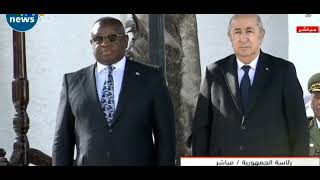 PRESIDENT JULIUS MAADA BIO VISIT TO ALGERIA [upl. by Kimmi]