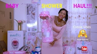 KISA MWEN JWENN NAN BABY SHOWER aBABY SHOWER HAUL [upl. by Arenahs]