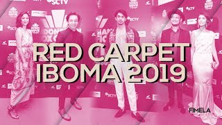 Penampilan Memukau Selebriti Tanah Air di Red Carpet IBOMA 2019 [upl. by Yanaton]