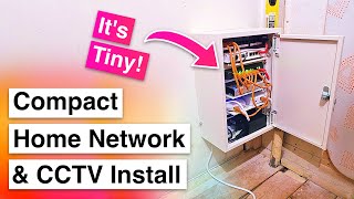 Installing a Super Compact Home Network amp UniFi Protect CCTV Setup [upl. by Adnah]