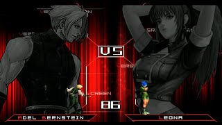 KOF MEMORIAL Adel Bernstein VS Leona [upl. by Ameer703]