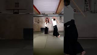 San no kumitachi  三の組太刀  Aikido Virtual Dojo aikido iwama kumitachi martialarts [upl. by Yrelav136]