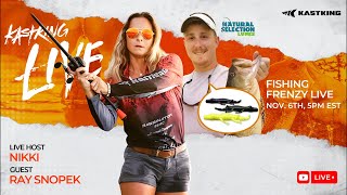 KastKing Fishing Frenzy PRESIDENTIAL SHOW GUEST RAY SNOPEK  GATOR BAITS AND GIVEAWAY [upl. by Kevan]