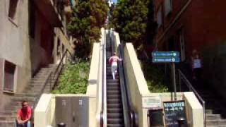 An Outside Escalator in Barcelona [upl. by Ailadgim673]