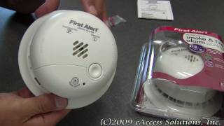 First Alert Dual Sensor Smoke Detector and Alarm explanation and unboxing video for SA302CN [upl. by Alansen62]