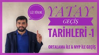 YATAY GEÇİŞ TARİHLERİ 1 GÜZ DÖNEMİ YATAY GEÇİŞ TARİHLERİ ORTALAMA İLE amp MYP İLE YATAY GEÇİŞ [upl. by Prescott]